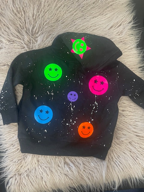 Neon Smilies Sweatshirt