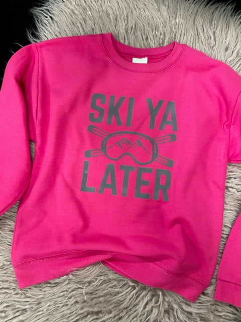 Ski ya Later Crewneck Sweatshirt