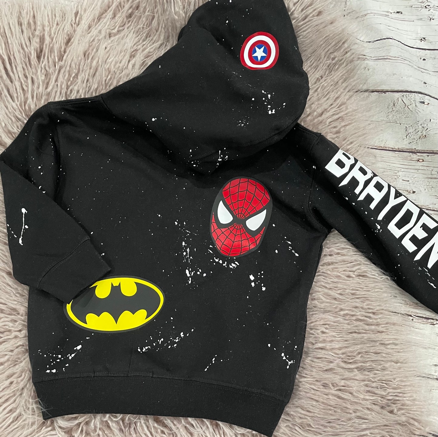 Splatter Superhero Hoodie