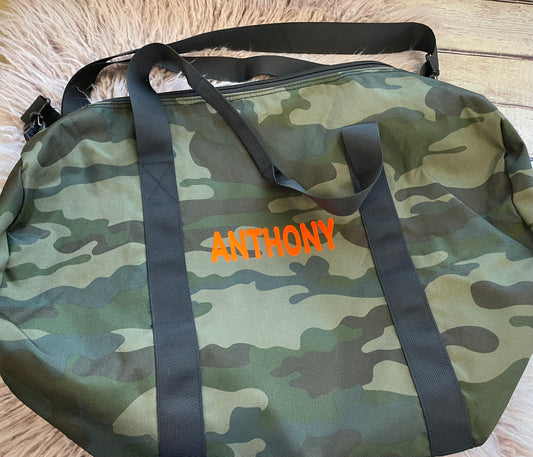 Camo Duffle Bag